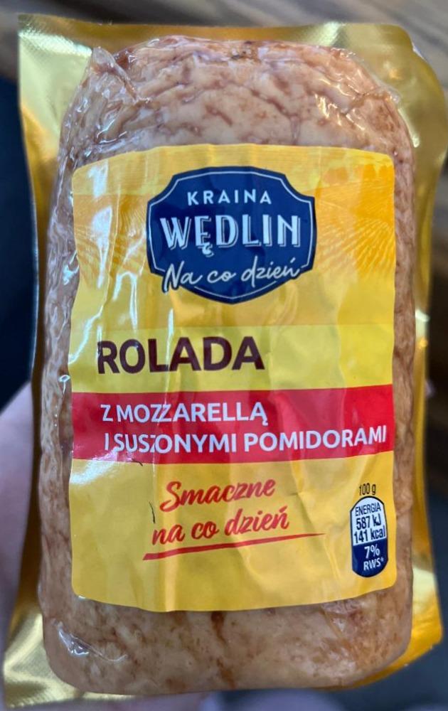 Zdjęcia - Rolada z mozzarellą i suszonymi pomidorami Kraina Wędlin