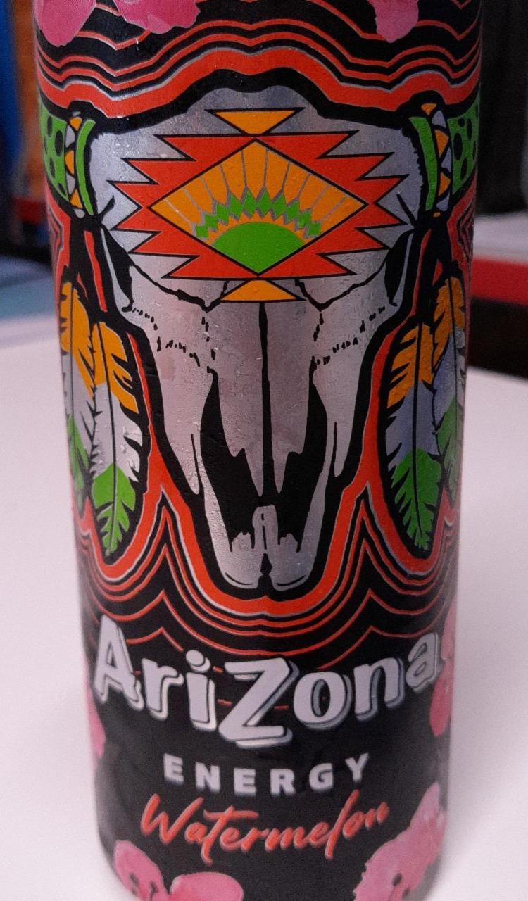 Zdjęcia - Arizona Energy Watermelon Napój gazowany z zieloną herbatą 500 ml