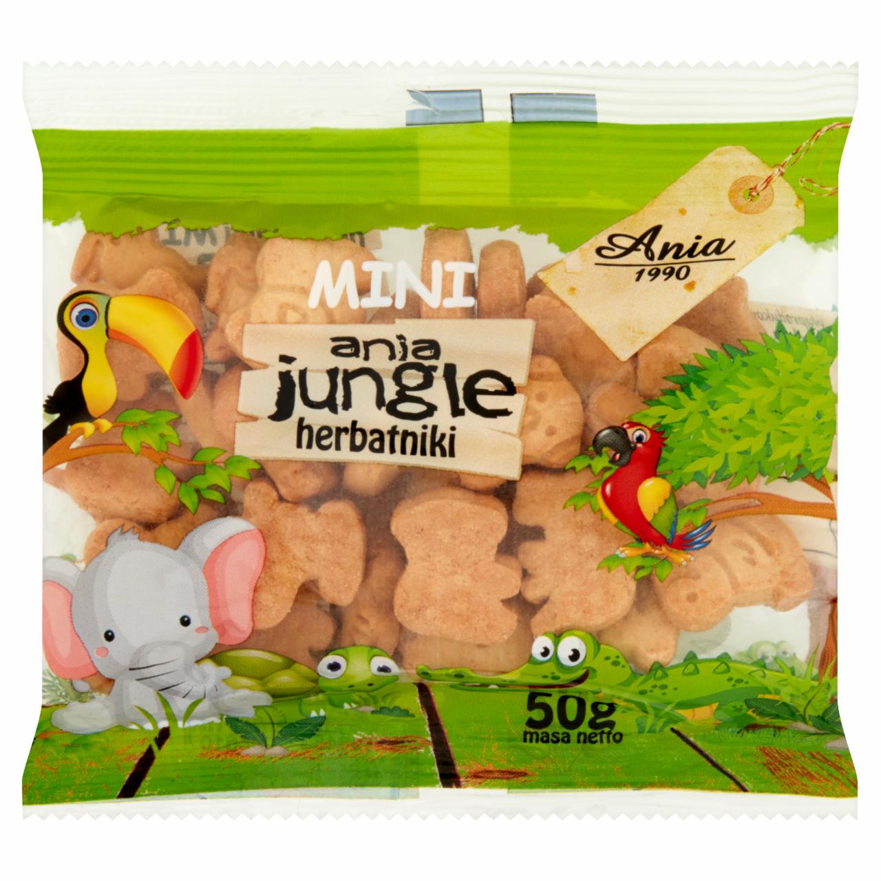 Zdjęcia - Ania Mini ania jungle Herbatniki 50 g