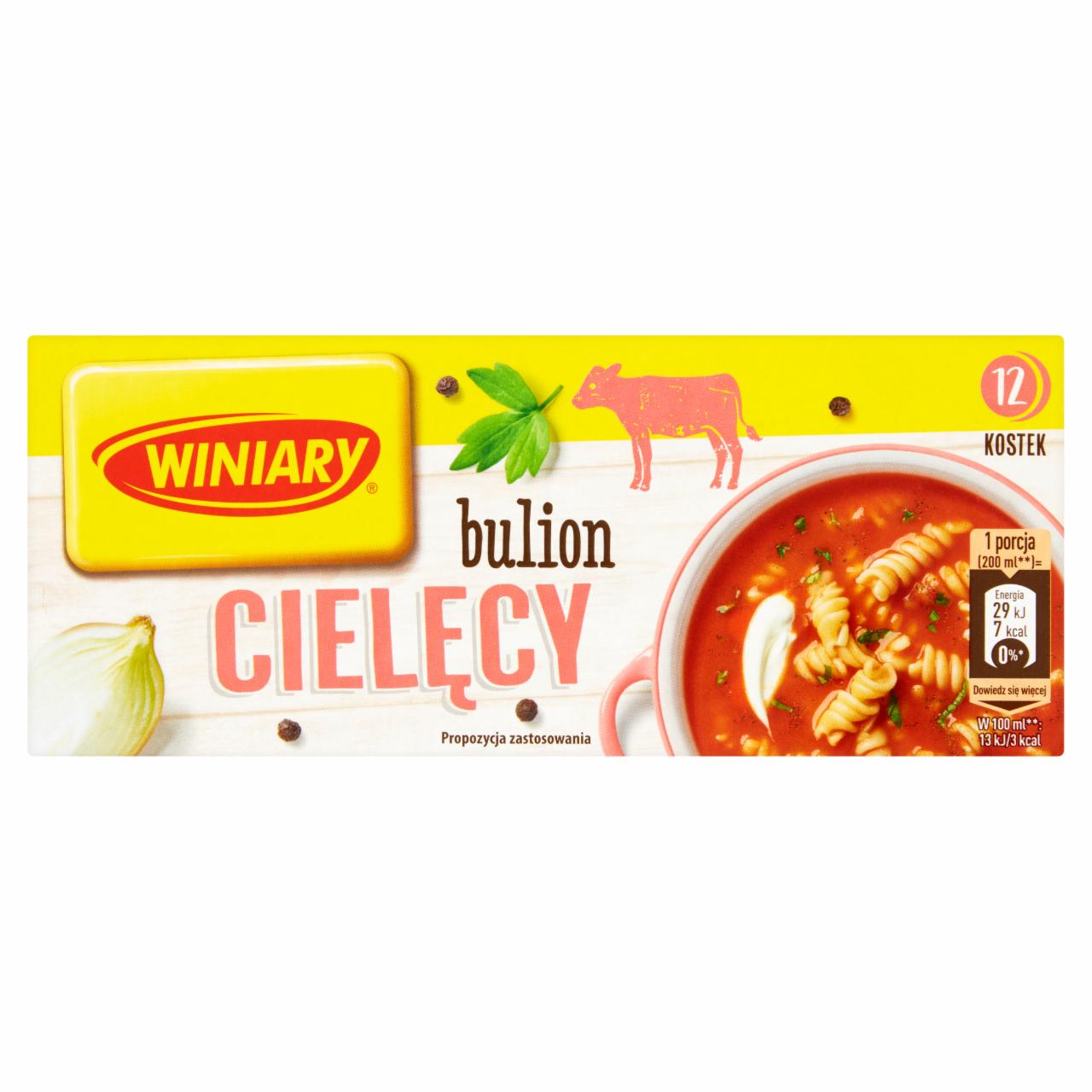 Zdjęcia - Winiary Bulion cielęcy 120 g (12 sztuk)