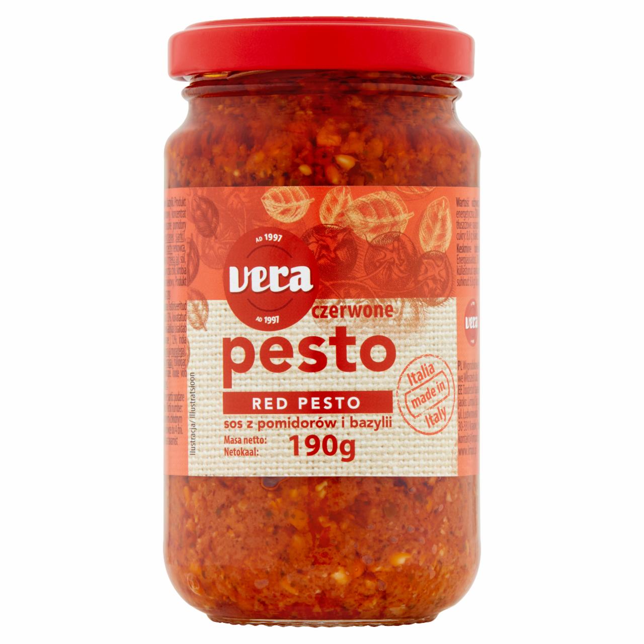 Zdjęcia - Czerwone pesto Vera