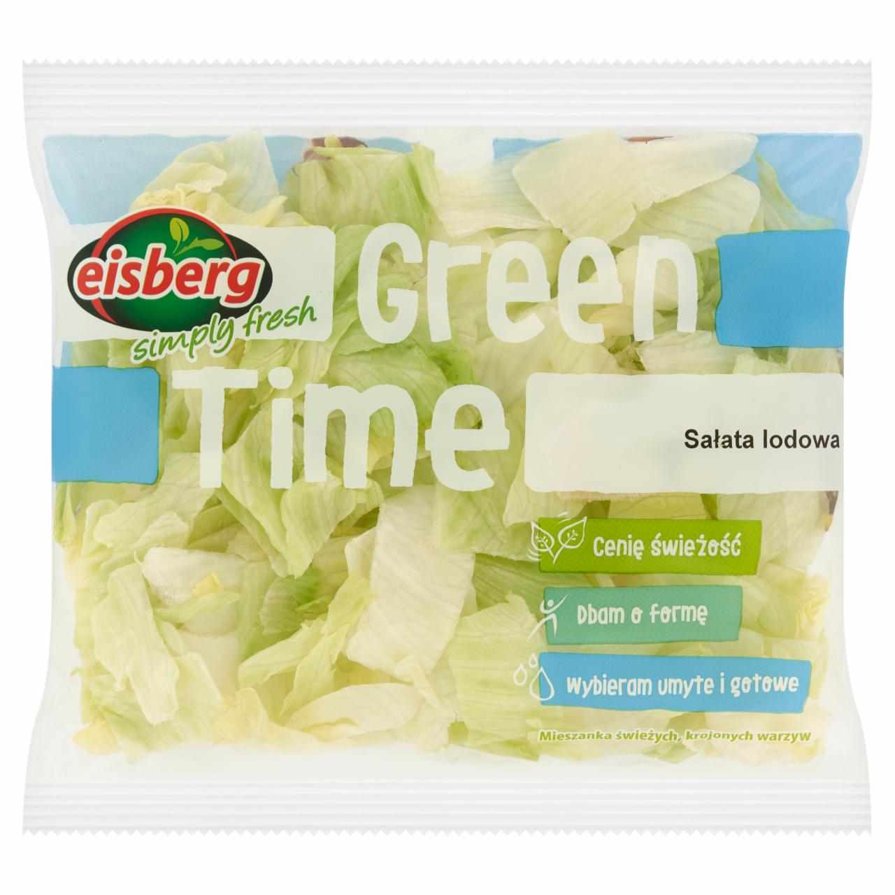 Zdjęcia - Eisberg Green Time Mieszanka świeżych krojonych warzyw sałata lodowa 200 g