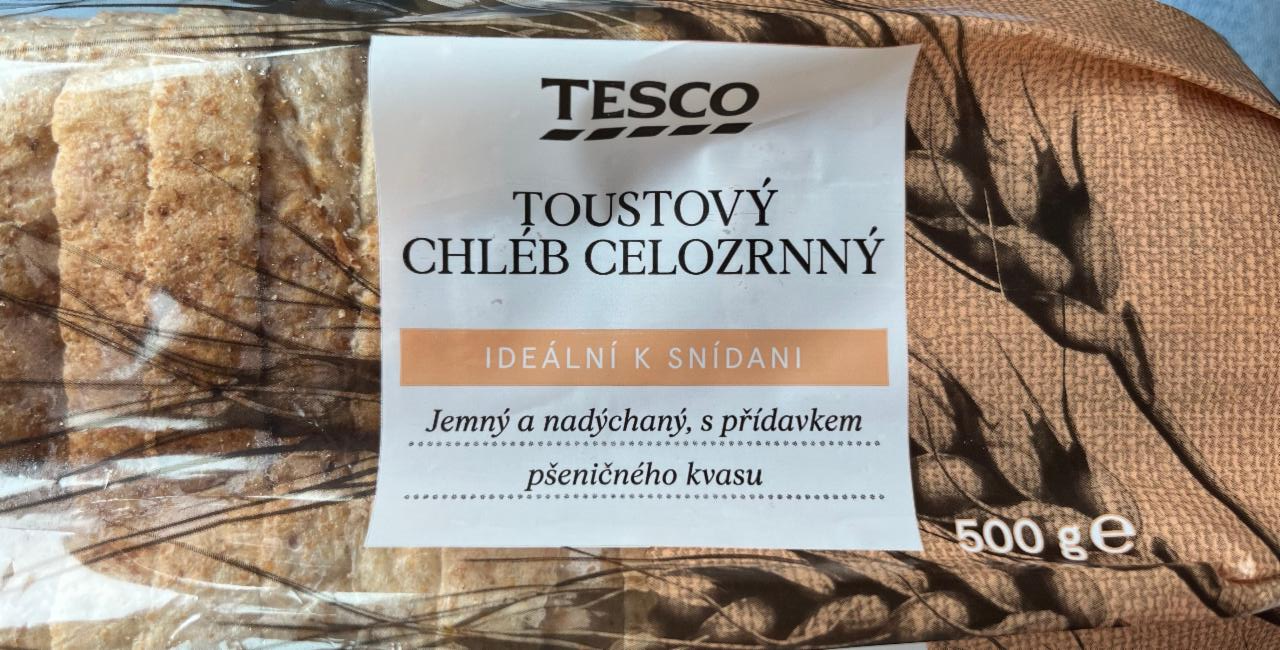 Zdjęcia - Chleb tostowy pełnoziarnisty-tesco