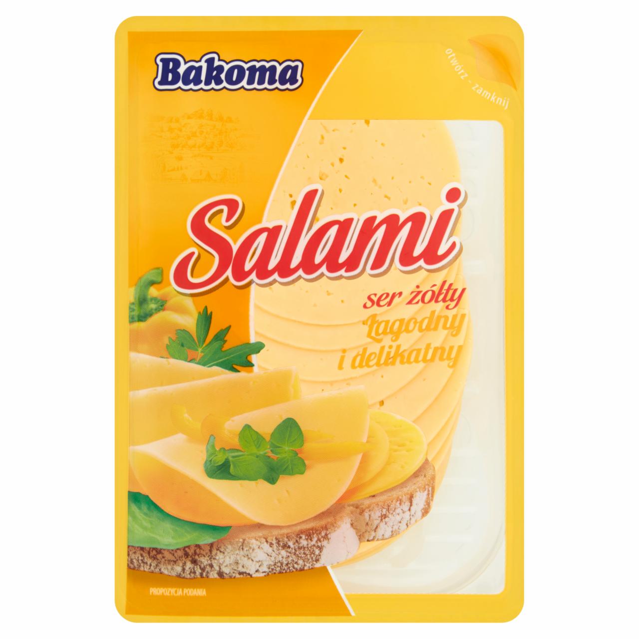 Zdjęcia - Bakoma Ser żółty Salami 150 g