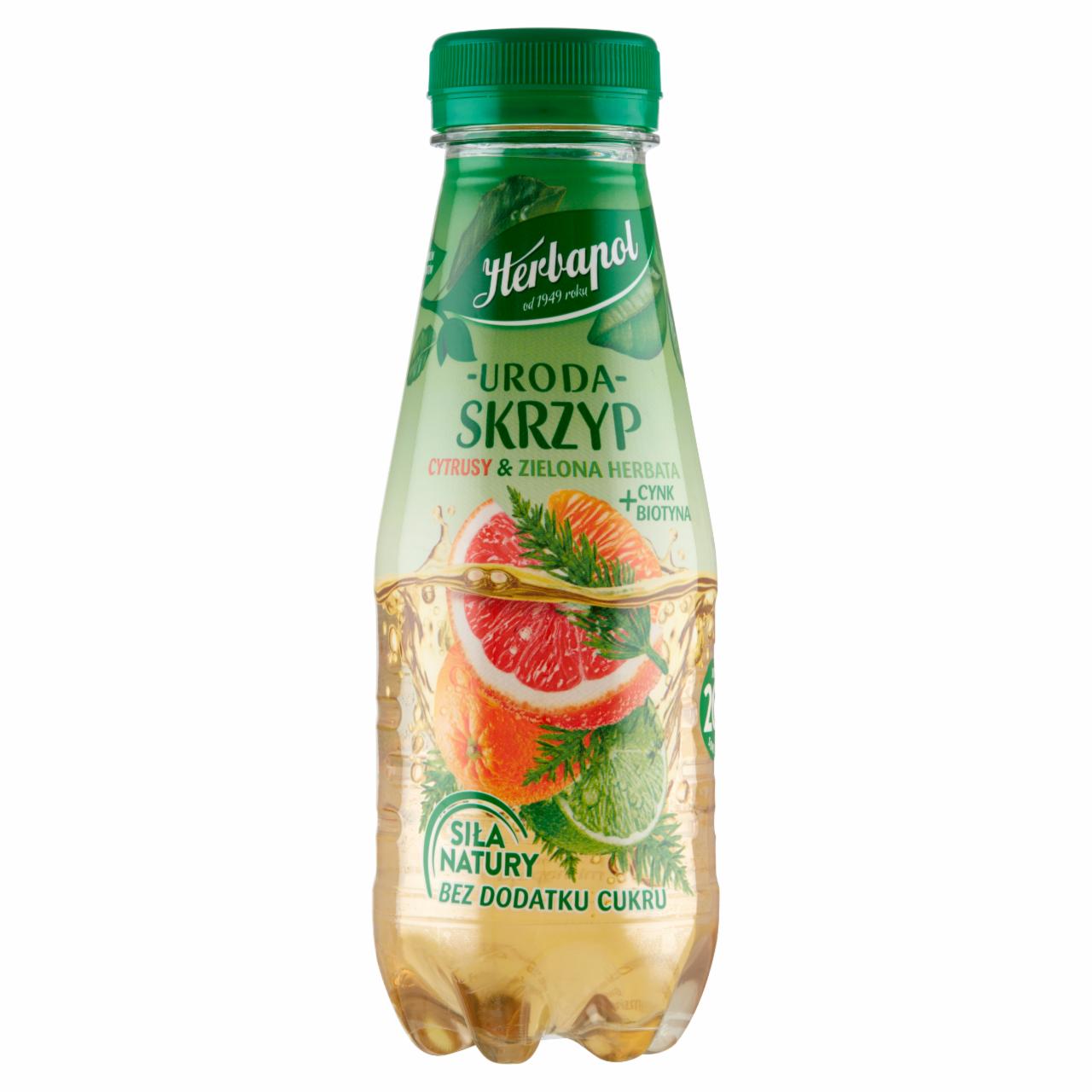 Zdjęcia - Herbapol Uroda Napój owocowo-ziołowy skrzyp cytrusy & zielona herbata 300 ml