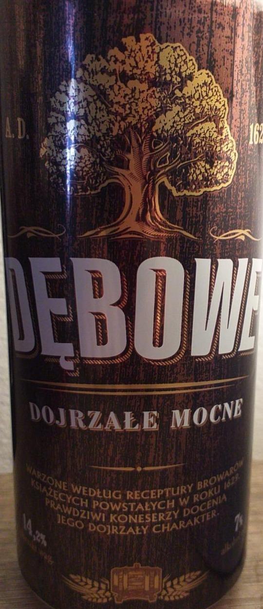 Zdjęcia - Dębowe Dojrzałe Mocne Piwo jasne 500 ml