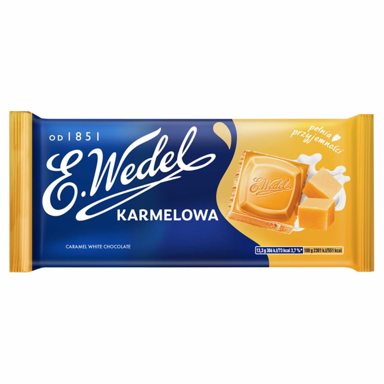 Zdjęcia - E. Wedel Czekolada biała karmelowa 80 g