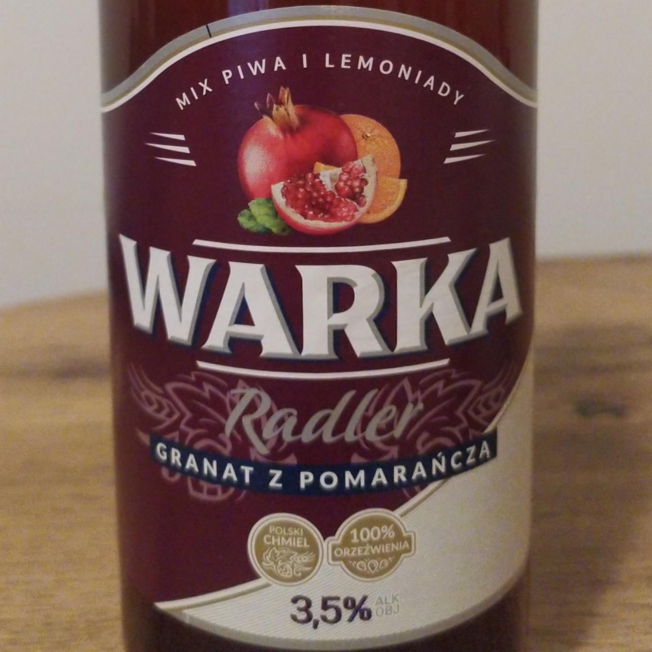 Zdjęcia - Warka Radler Napój piwny granat z pomarańczą 500 ml