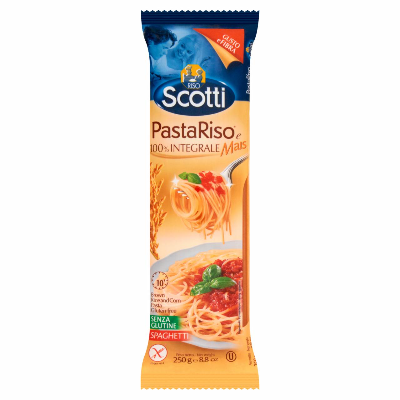 Zdjęcia - Riso Scotti Spaghetti Makaron ryżowo-kukurydziany pełnoziarnisty 250 g