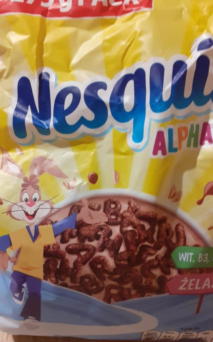 Zdjęcia - Nestlé Nesquik Alphabet Zbożowe literki o smaku czekoladowym 275 g 