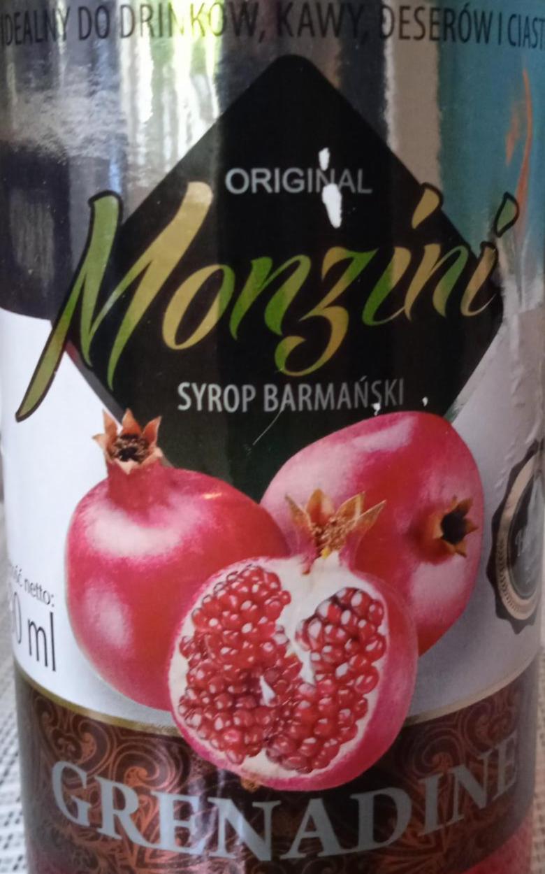 Zdjęcia - Monzini Grenadine Syrop barmański 320 ml