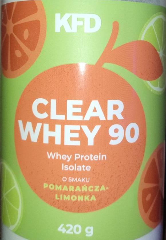 Zdjęcia - Clear whey 90 pomarańcza limonka KFD