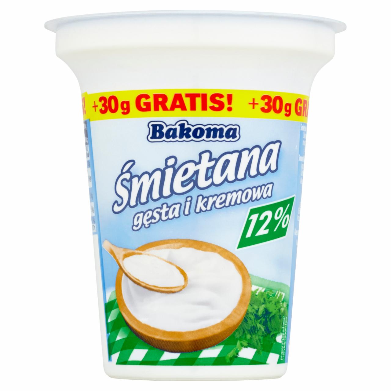 Zdjęcia - Bakoma Śmietana 12% 320 g