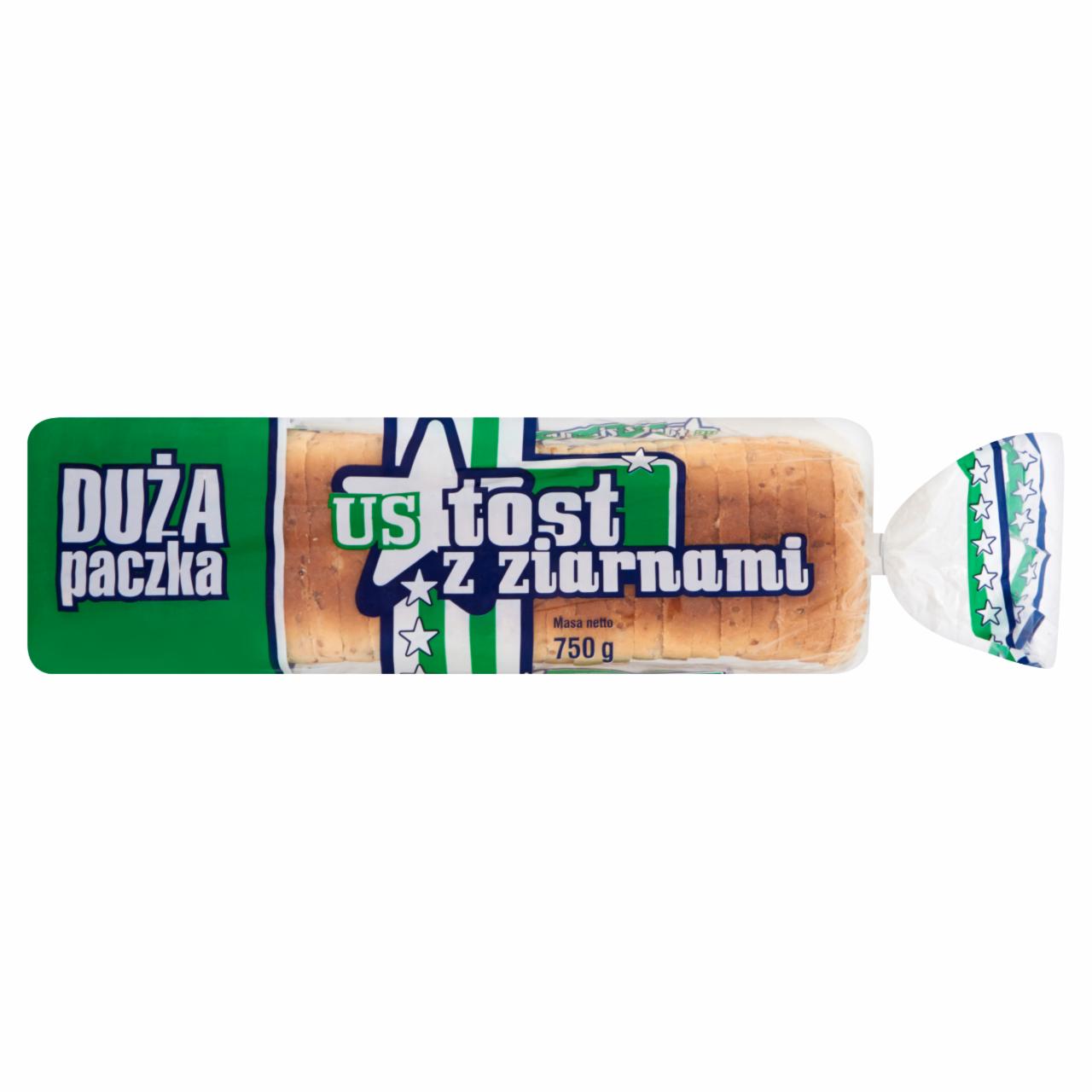 Zdjęcia - US Tost z ziarnami Chleb tostowy 750 g