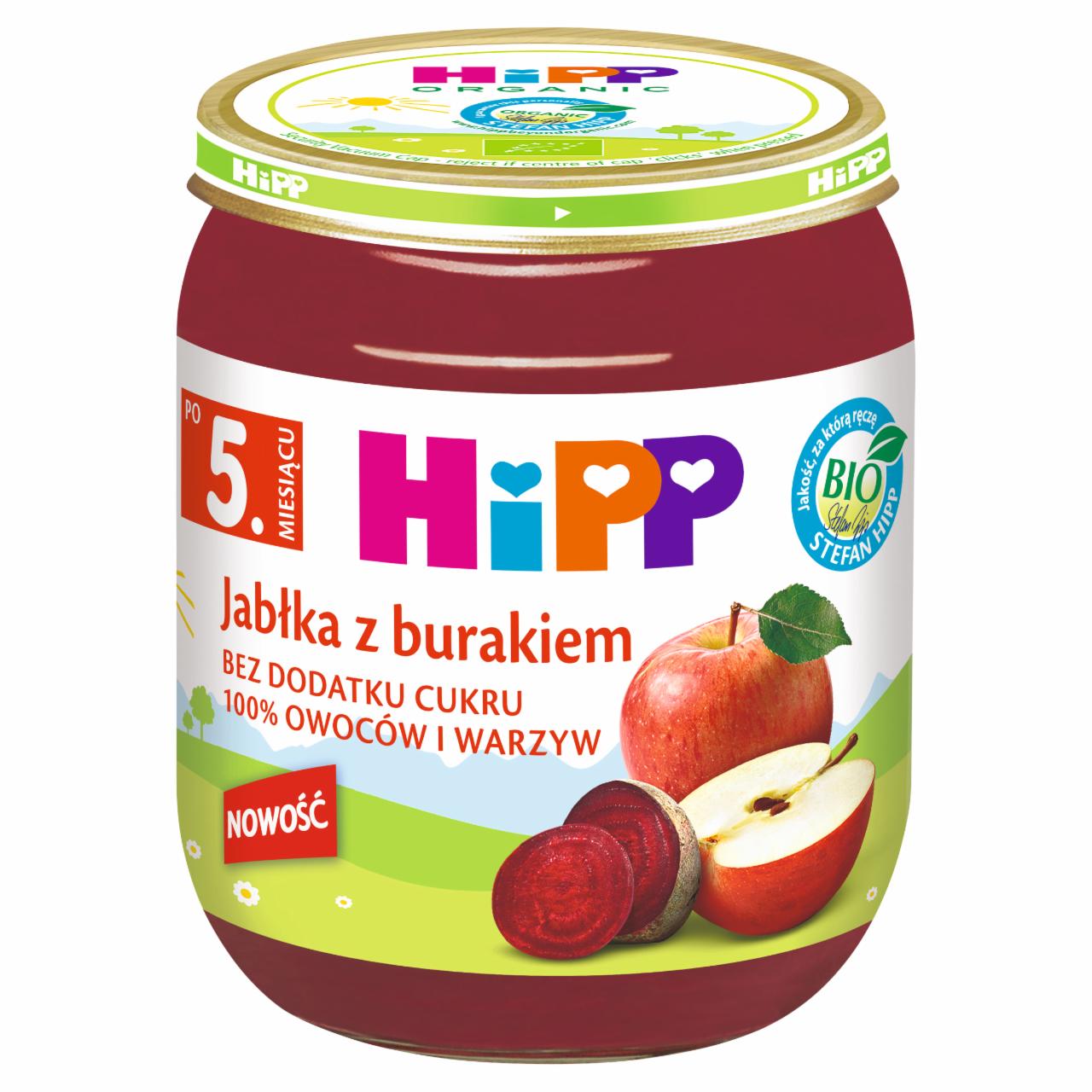 Zdjęcia - HiPP BIO Jabłka z burakiem po 5. miesiącu 125 g