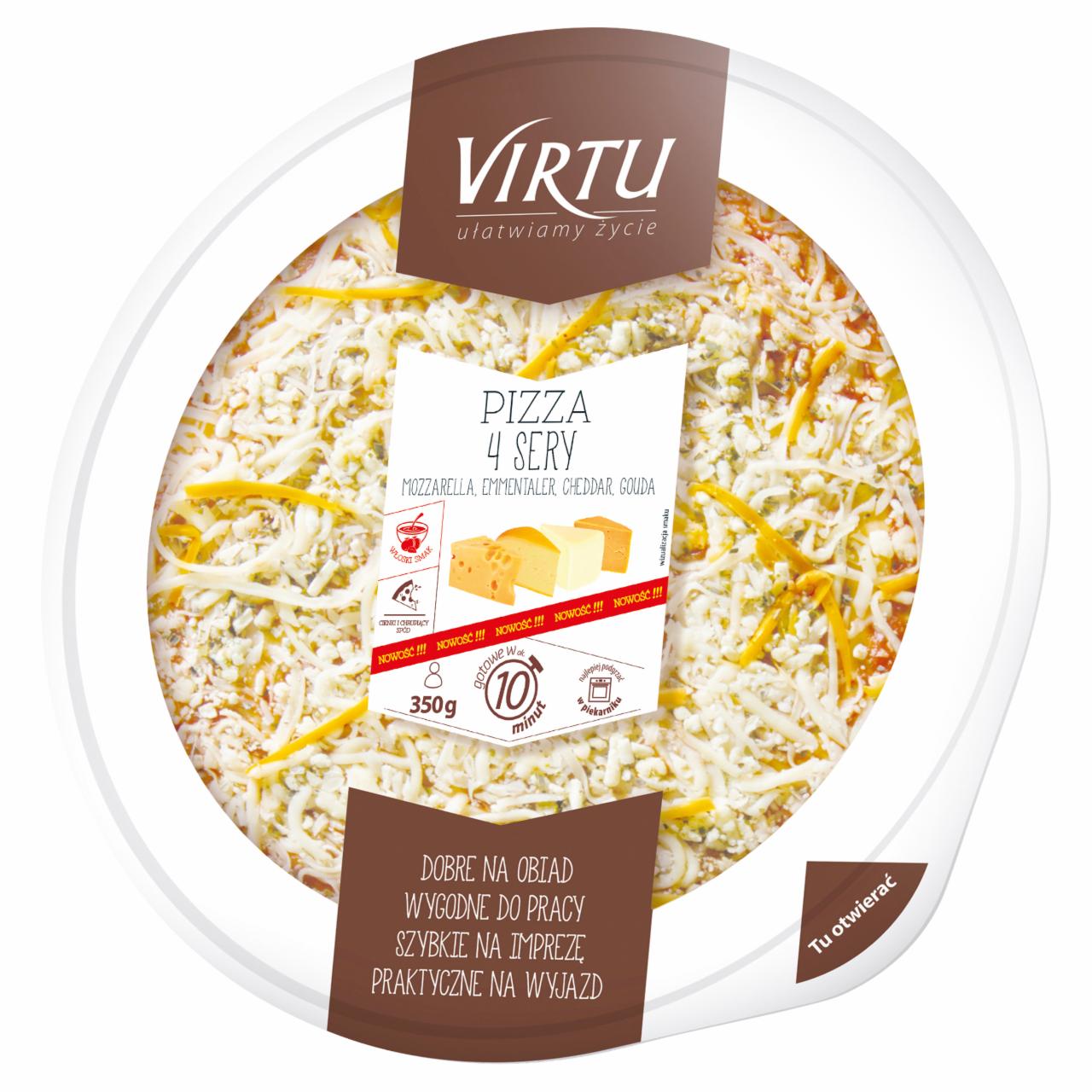 Zdjęcia - Virtu Pizza 4 sery 350 g