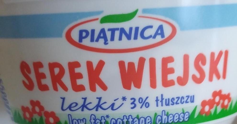 Zdjęcia - serek wiejski lekki 3% Piątnica