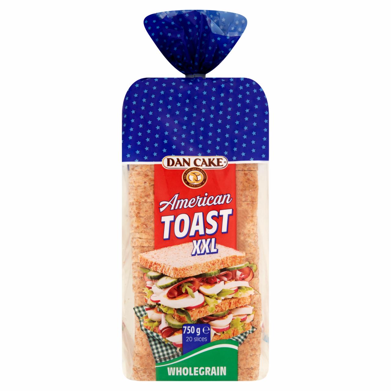 Zdjęcia - Dan Cake American Toast XXL Chleb pszenny pełnoziarnisty 750 g