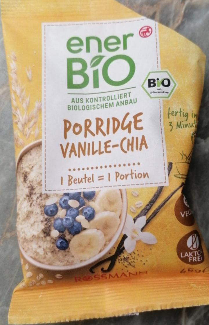 Zdjęcia - Porridge vanille-chia EnerBio