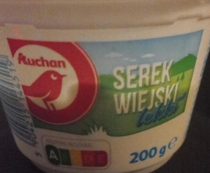 Zdjęcia - Serek wiejski lekki AUCHAN