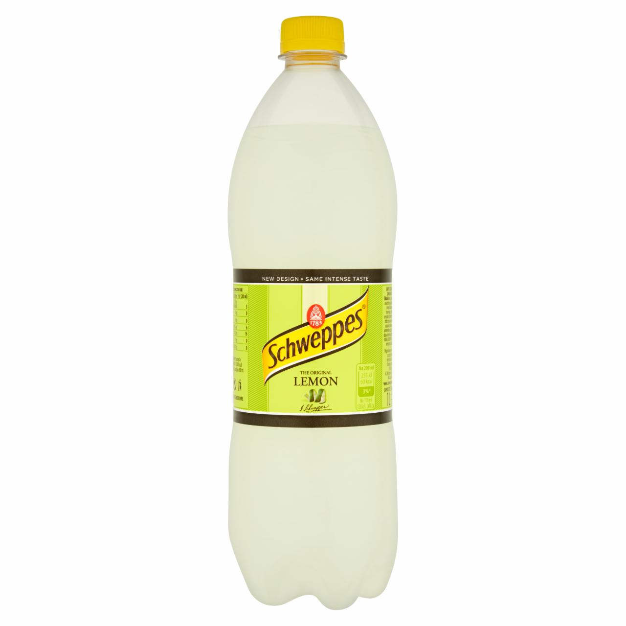 Zdjęcia - Schweppes Lemon Napój gazowany o smaku cytrusowym 1 l