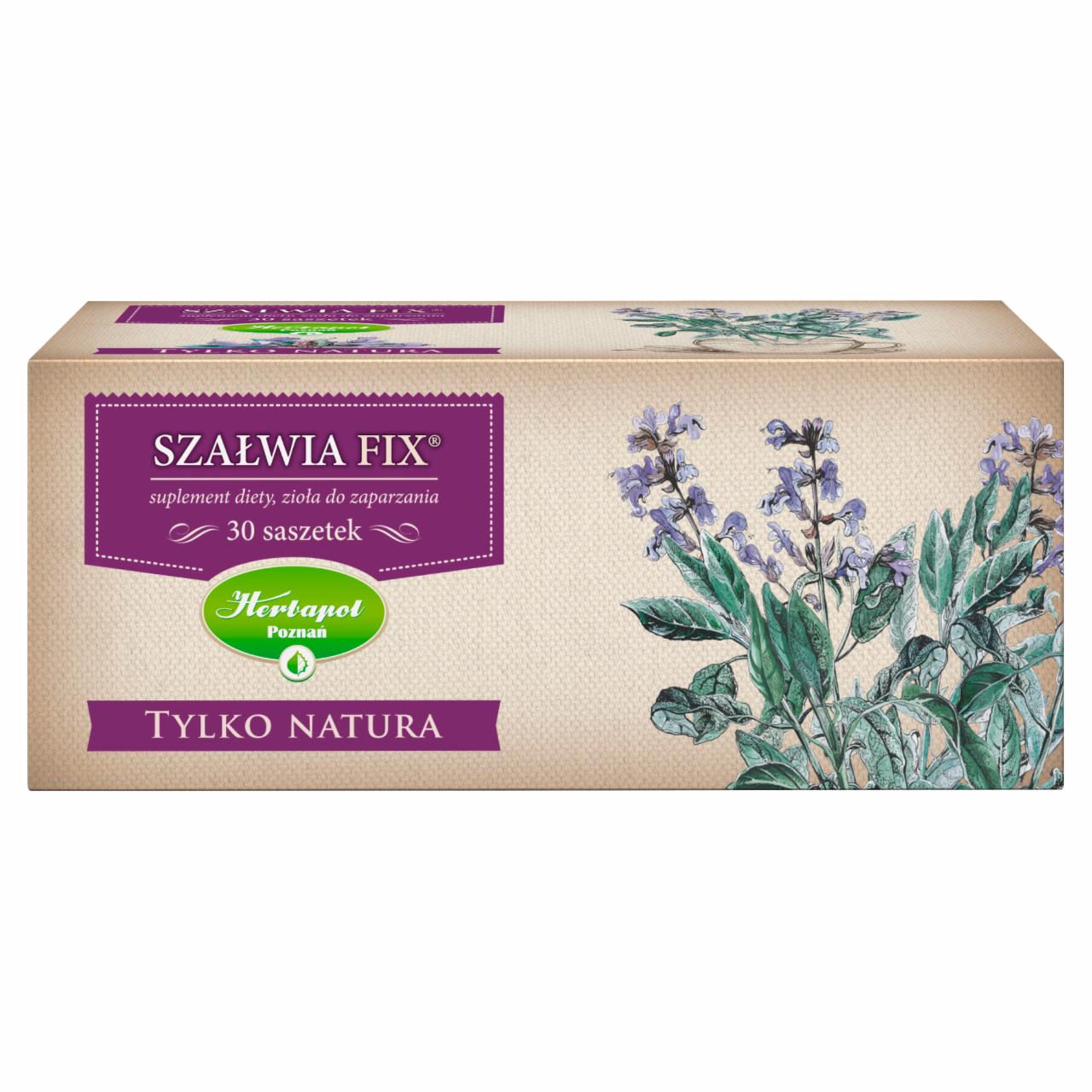 Zdjęcia - Tylko Natura Suplement diety zioła do zaparzania szałwia fix 36 g (30 sztuk) HERBARIUM