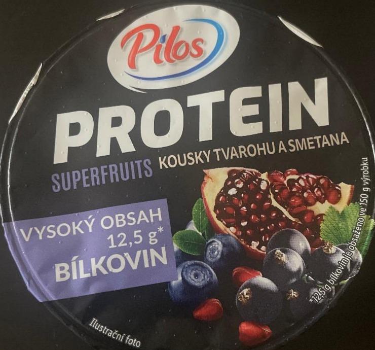 Zdjęcia - Protein superfruits kousky tvarohu a smetana Pilos