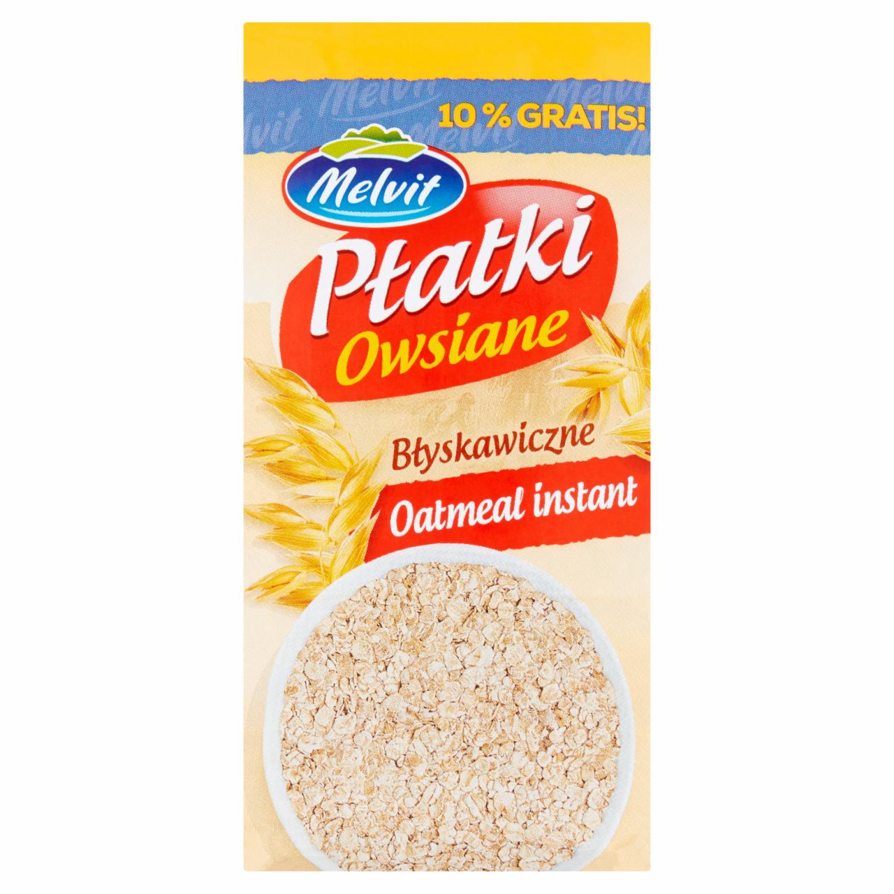 Zdjęcia - Melvit Płatki owsiane błyskawiczne 440 g