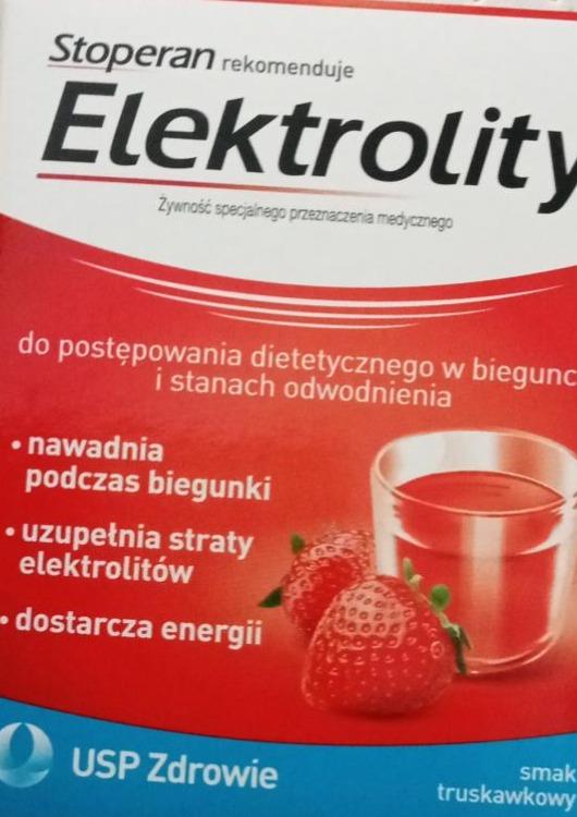 Zdjęcia - Stoperan Elektrolity smak truskawkowy