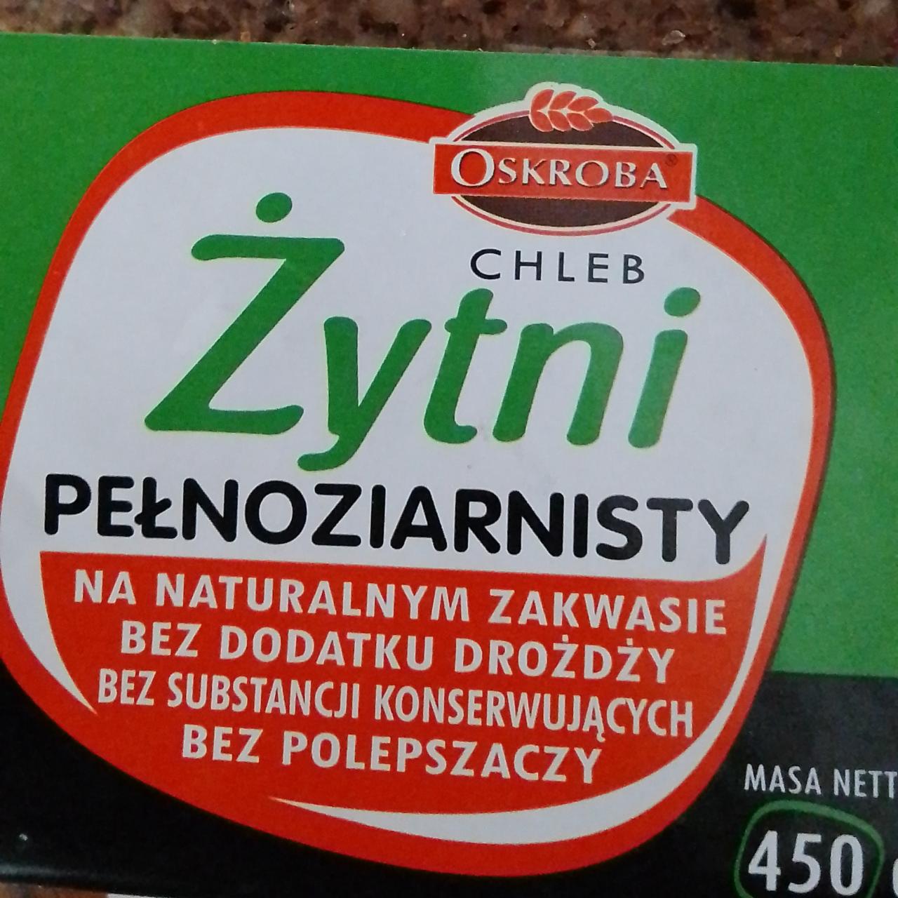 Zdjęcia - Chleb żytni pełnoziarnisty 450 g Oskroba