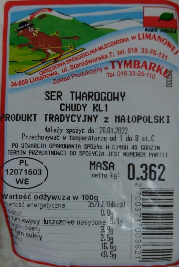 Zdjęcia - Ser Twarogowy Chudy OSM w Limanowej