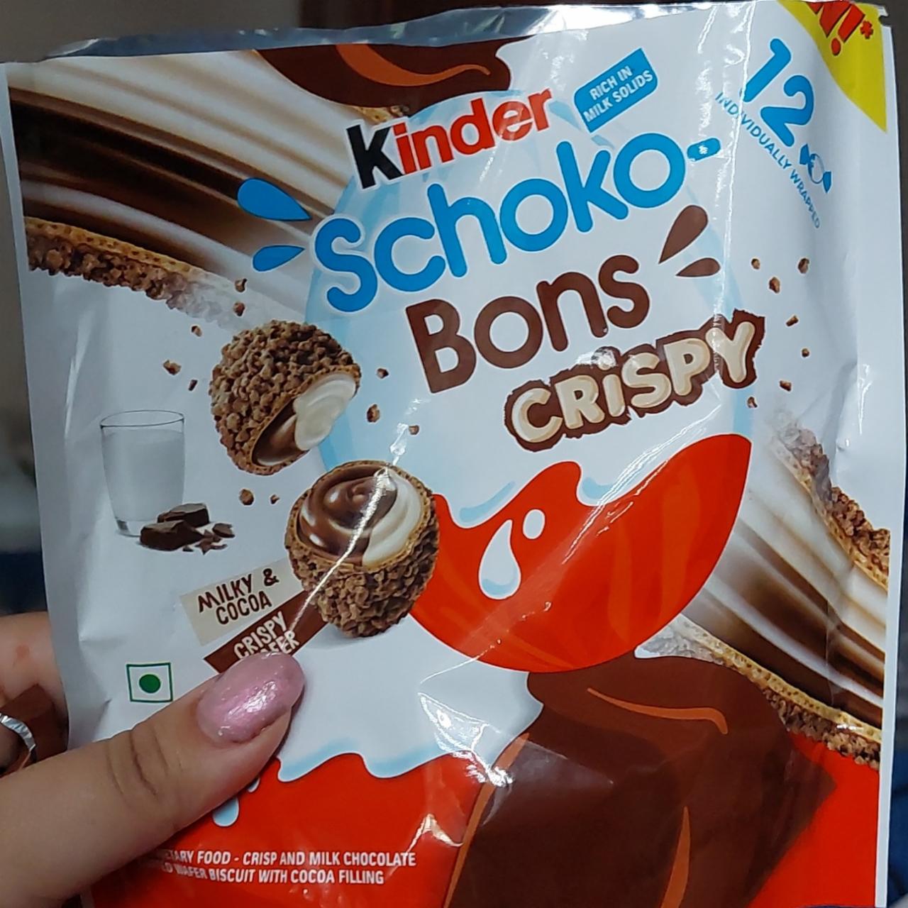 Zdjęcia - Crispy schoko bons Kinder