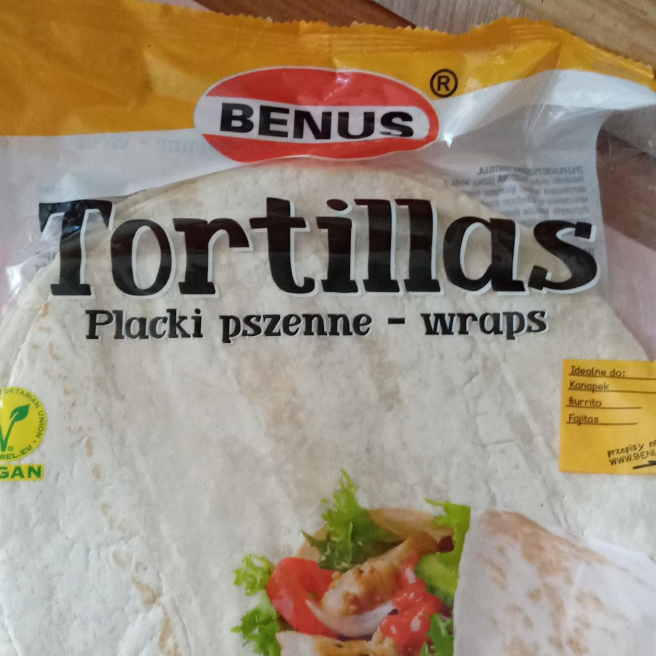 Zdjęcia - Benus Tortilla placki pszenne 240 g (6 x 40 g)