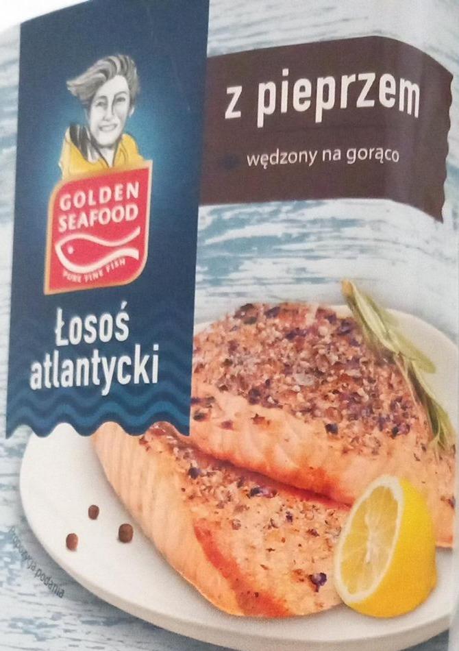 Zdjęcia - Łosoś atlantycki z pieprzem wędzony na gorąco Golden seafood