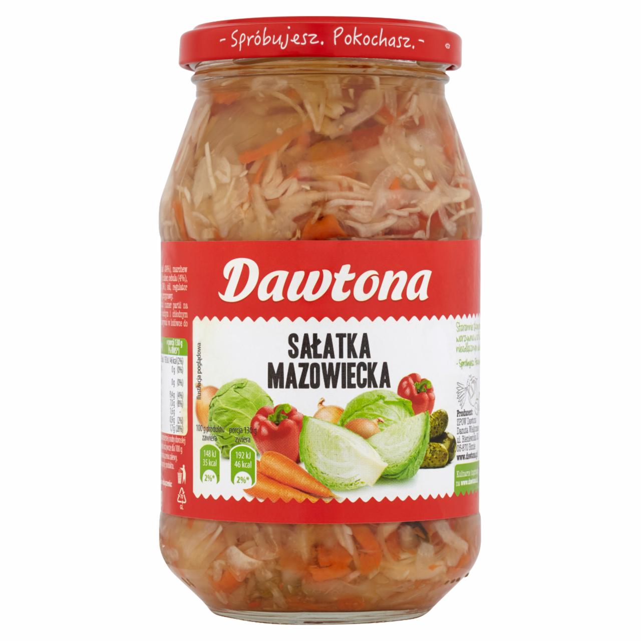 Zdjęcia - Dawtona Sałatka mazowiecka 510 g