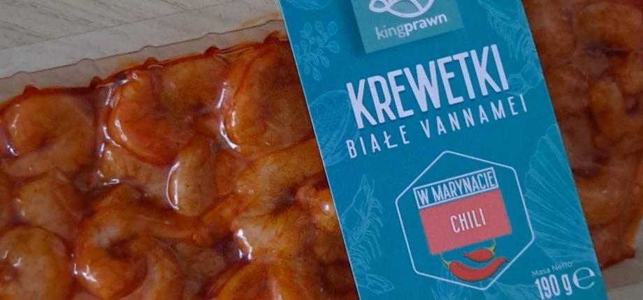 Zdjęcia - Krewetki białe vannamei w marynacie chilli kingprawn