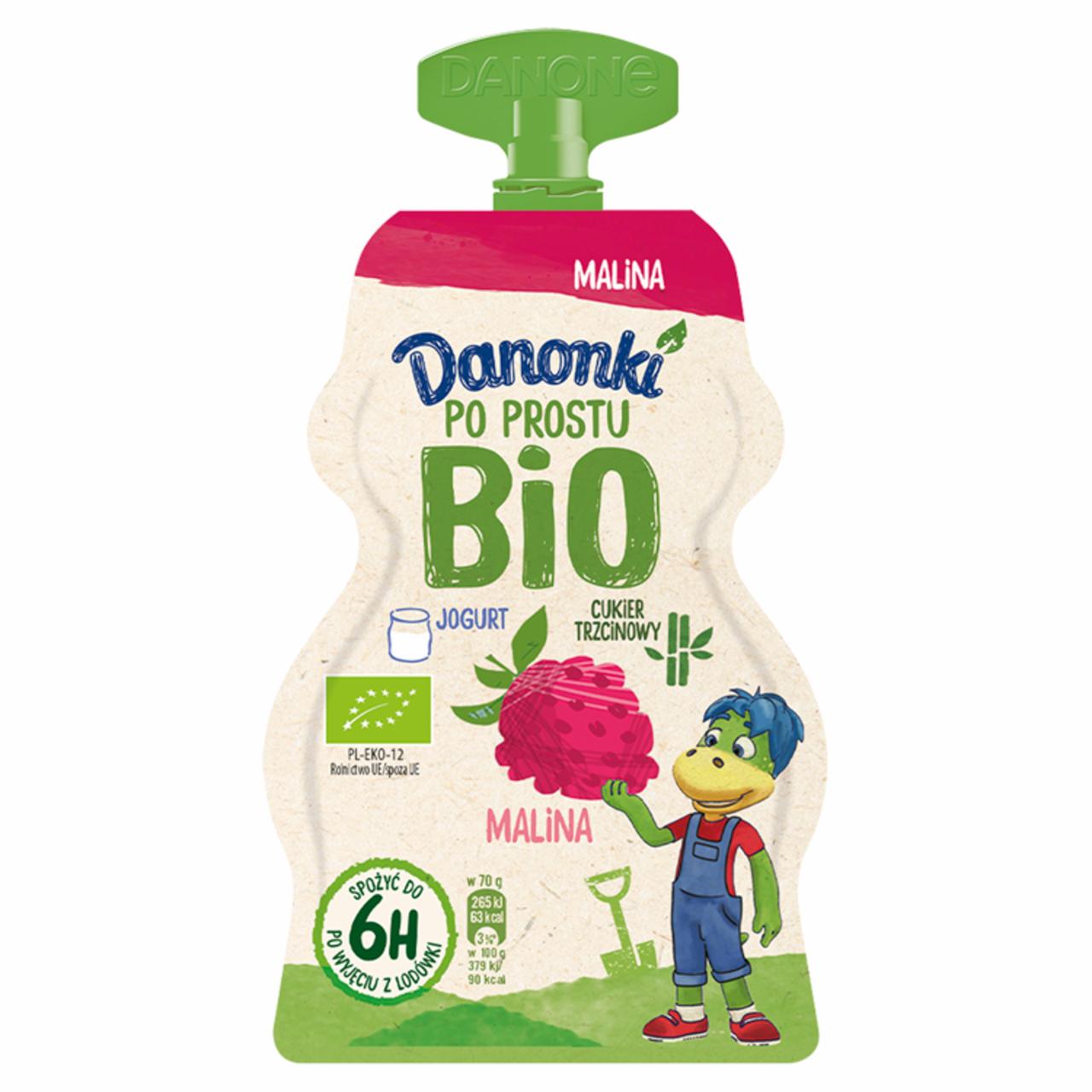 Zdjęcia - Danone Danonki Mega Serek truskawka wanilia 360 g (4 x 90 g)