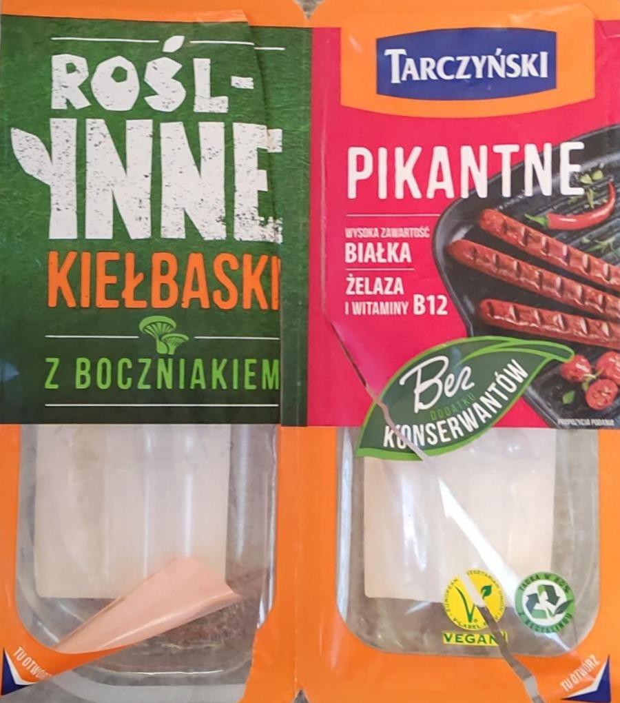 Zdjęcia - Tarczyński Roślinne kiełbaski pikantne z boczniakiem 200 g (2 x 100 g)