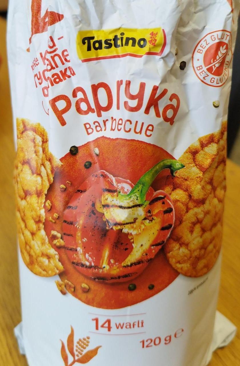 Zdjęcia - Wafle kukurydziane o smaku papryka barbecue Tastino