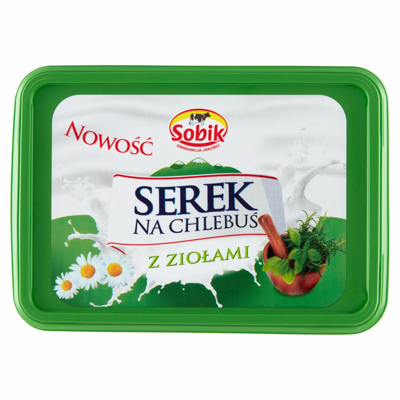 Zdjęcia - Sobik Serek na chlebuś z ziołami 125 g