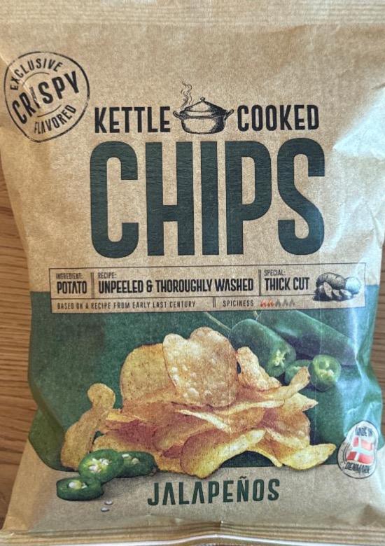 Zdjęcia - Kettle cooked chips jalapenos Ok snacks