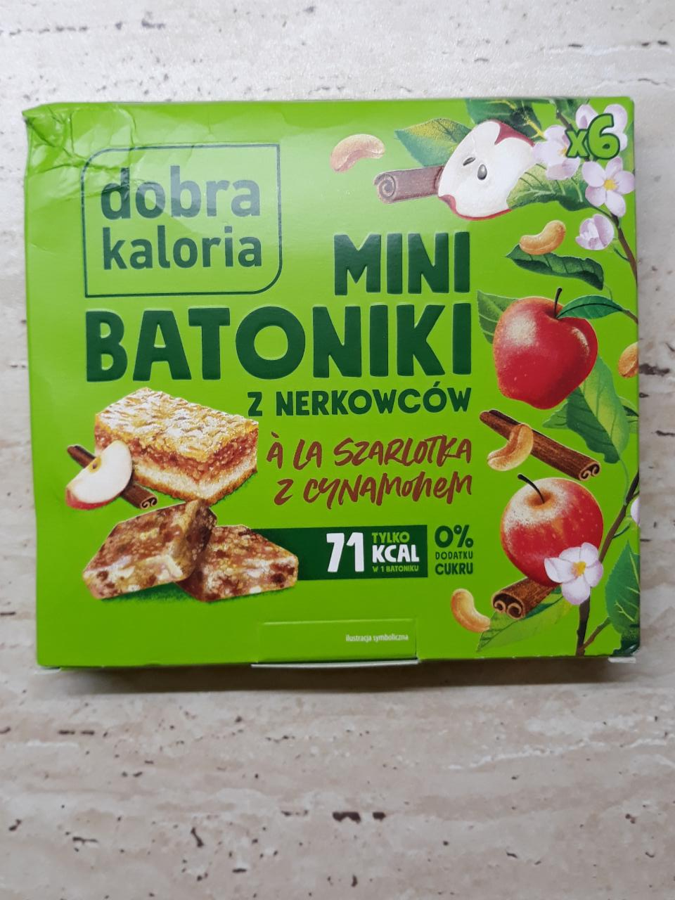 Zdjęcia - Mini batoniki z nerkowców a'la szarlotka z cynamonem Dobra Kaloria