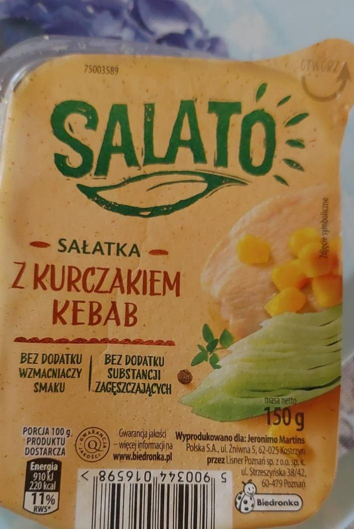 Zdjęcia - Sałatka z kurczakiem kebab Salato