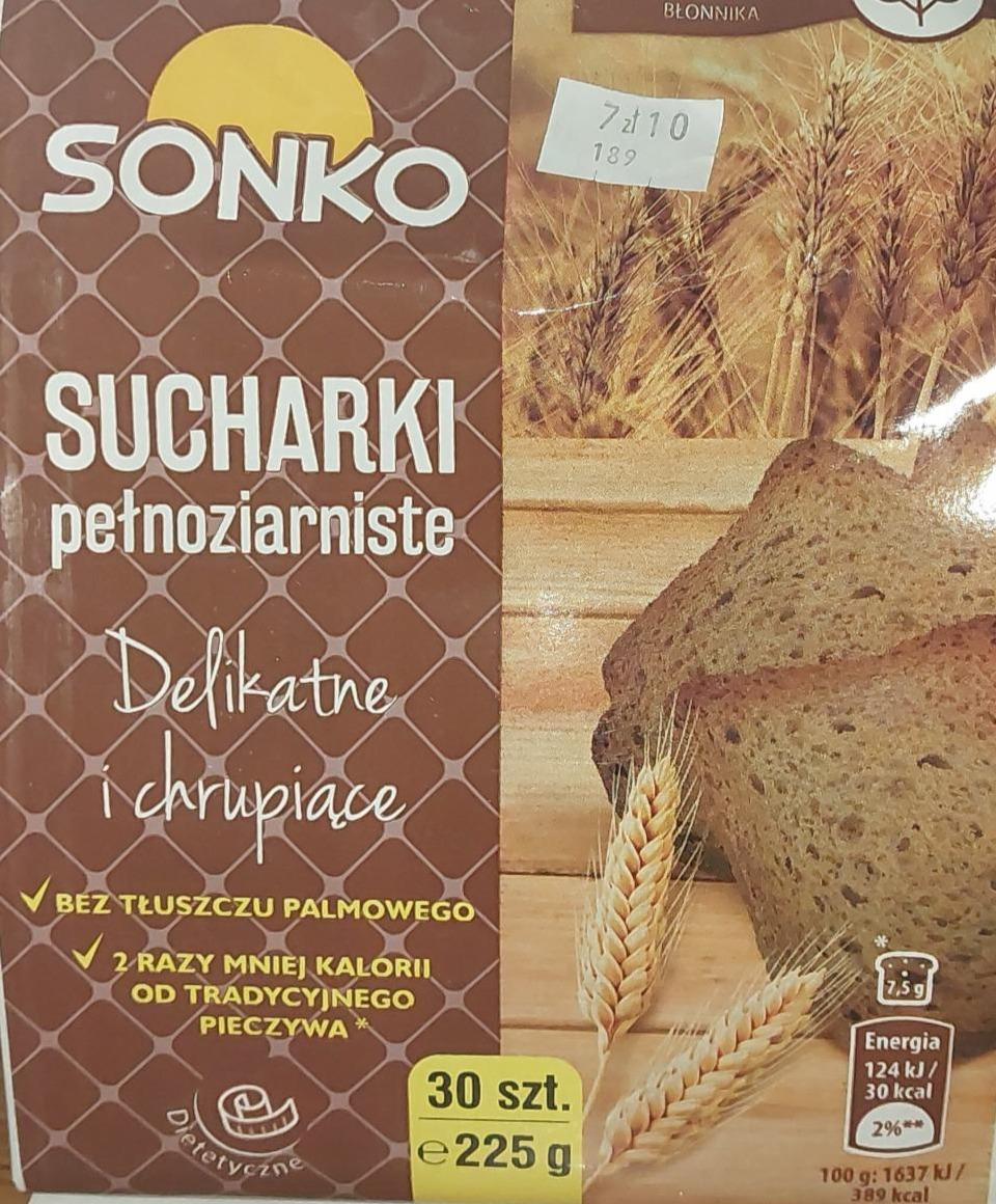 Zdjęcia - Sonko Sucharki pełnoziarniste 225 g (30 sztuk)