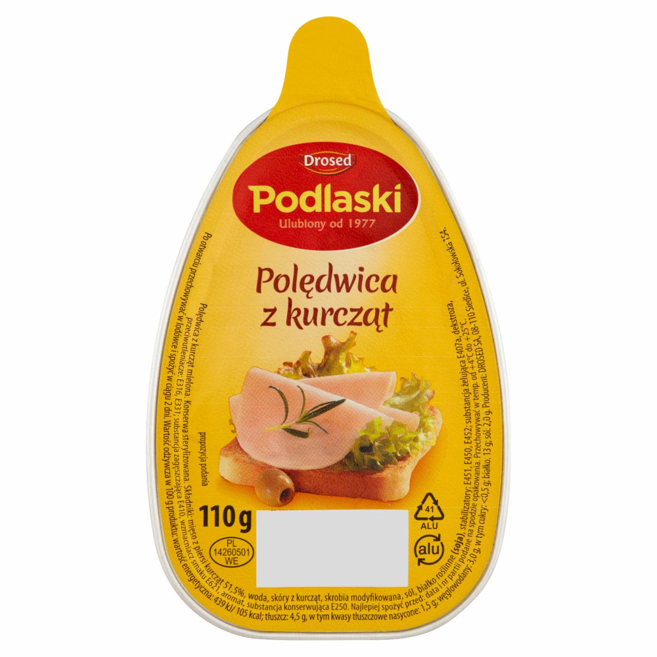 Zdjęcia - Podlaski Polędwica z kurcząt 110 g