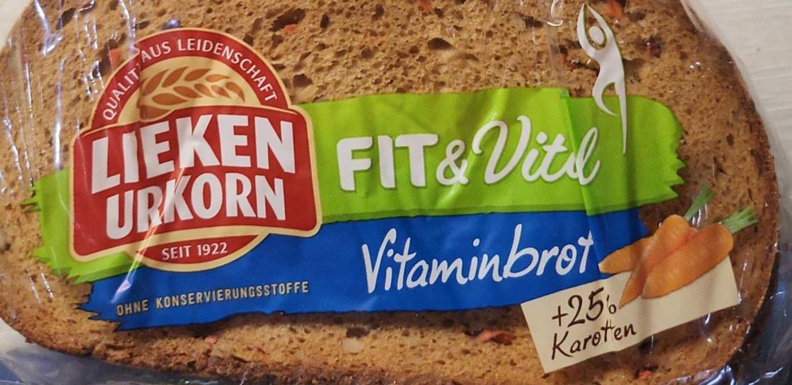 Zdjęcia - Fit Vital Vitaminbrot Lieken Urkorn