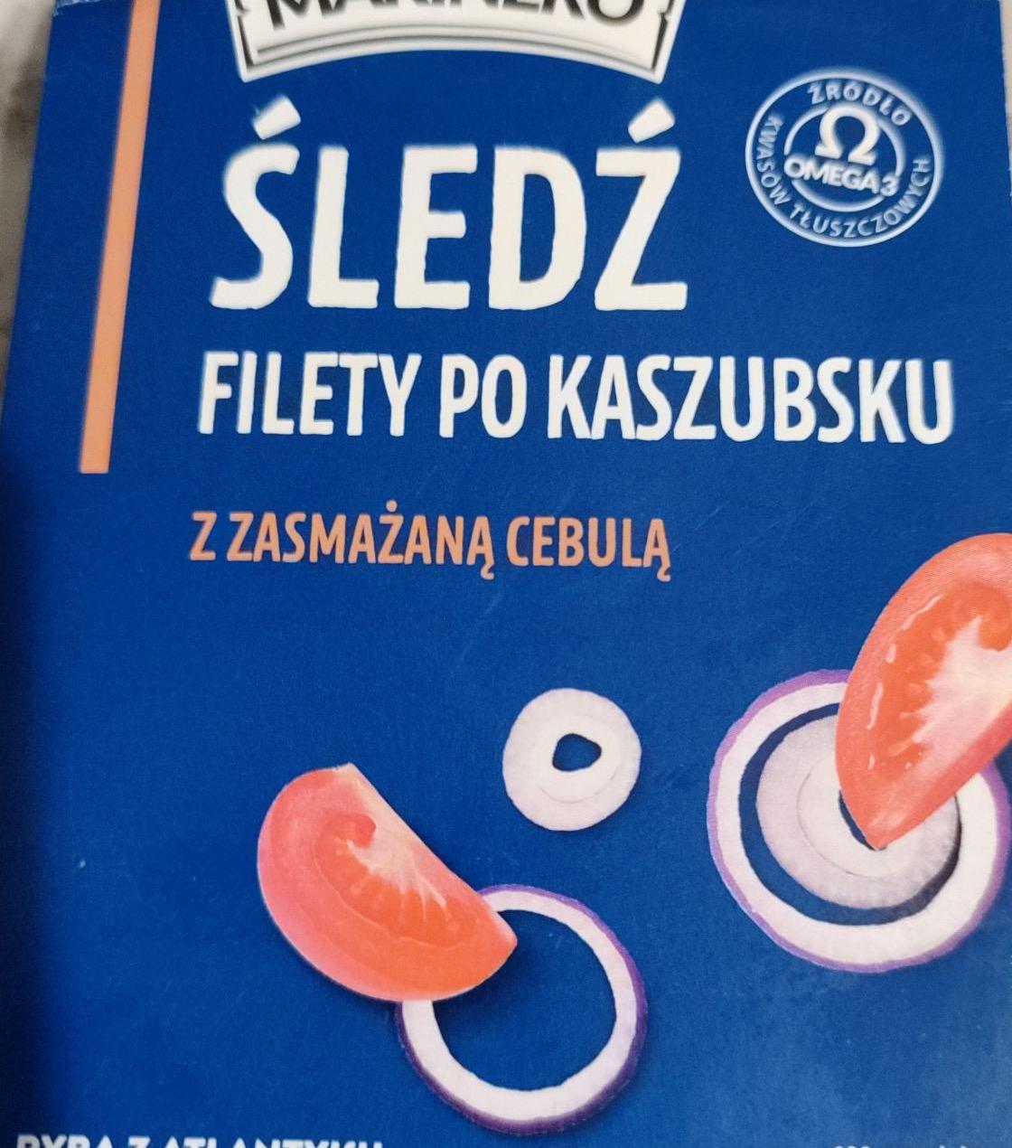 Zdjęcia - Śledź filety po kaszubsku z zasmażaną cebulą Marinero