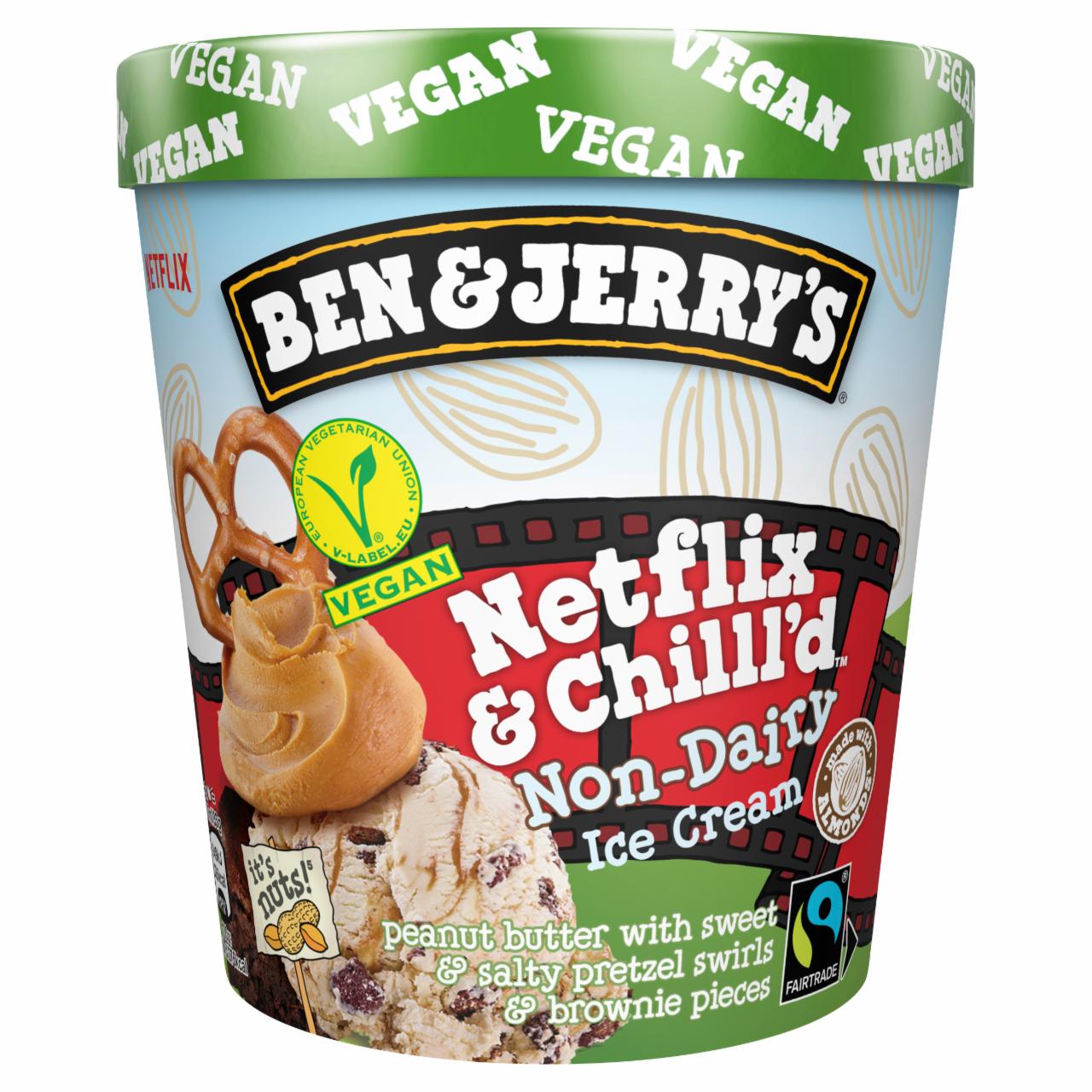 Zdjęcia - Ben & Jerry's Netflix & Chilll'd Wegańskie lody 465 ml