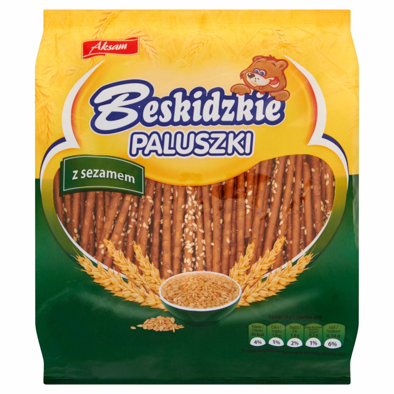 Zdjęcia - Aksam Paluszki Beskidzkie z sezamem 220 g