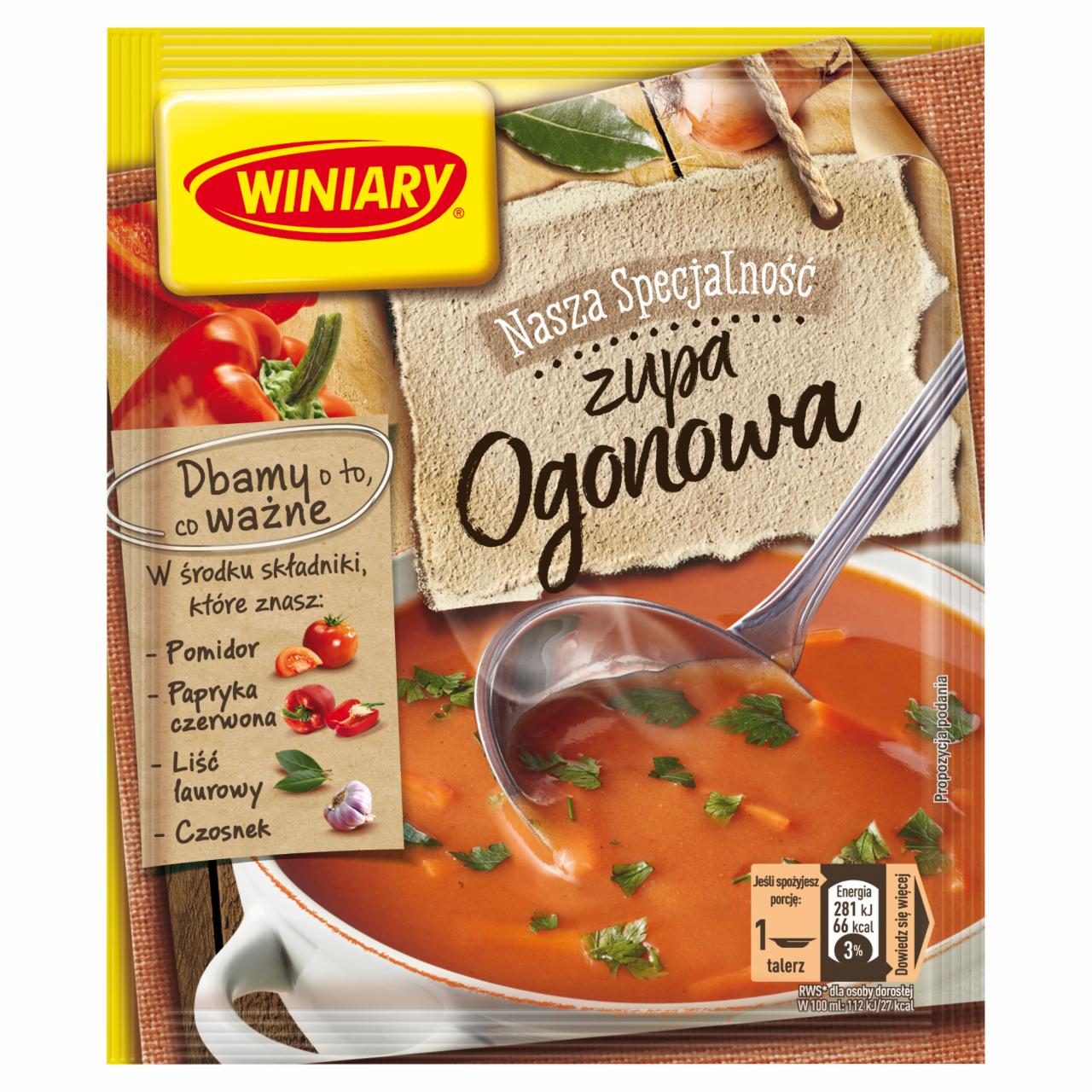 Zdjęcia - Winiary Pomysł na... Sycąca ogonowa 40 g